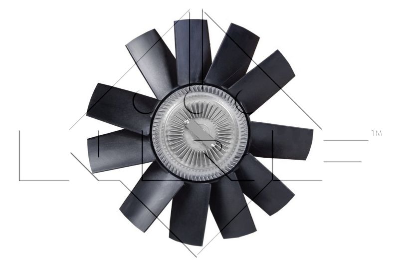 NRF 49563 Clutch, radiator fan