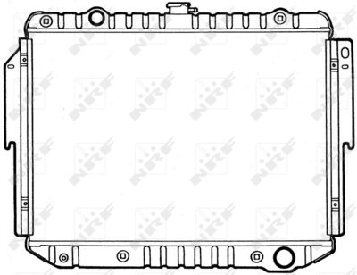 Radiator, engine cooling NRF 50349