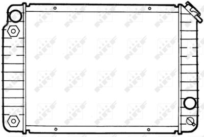 Radiator, engine cooling NRF 50351