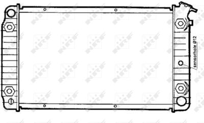 Radiator, engine cooling NRF 50381