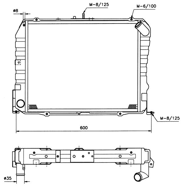 NRF 503962 Radiator, engine cooling