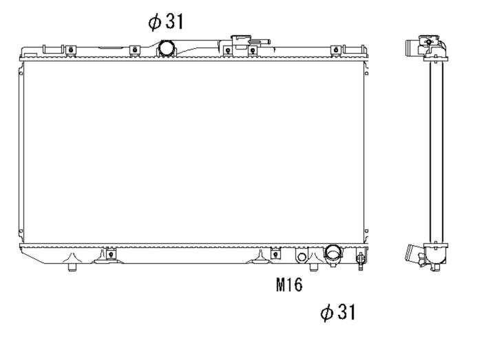 NRF 503964 Radiator, engine cooling