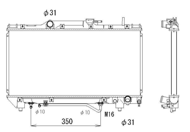 NRF 503968 Radiator, engine cooling