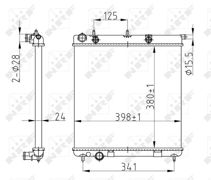NRF 50429A Radiator, engine cooling