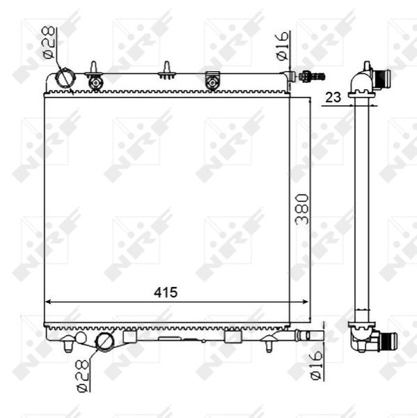 NRF 50430A Radiator, engine cooling