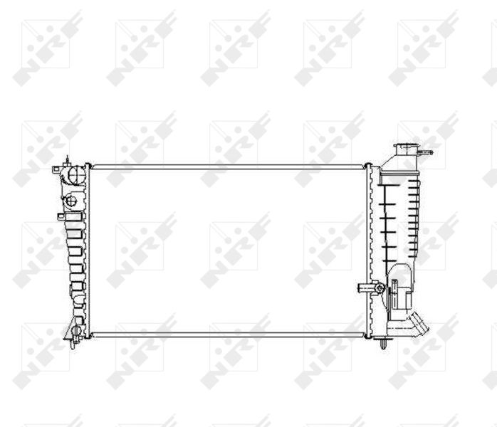 NRF 50474 Radiator, engine cooling