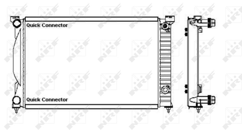 NRF 50543A Radiator, engine cooling