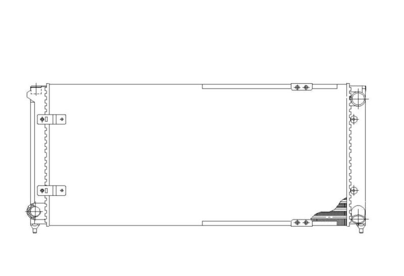 NRF 505654 Radiator, engine cooling