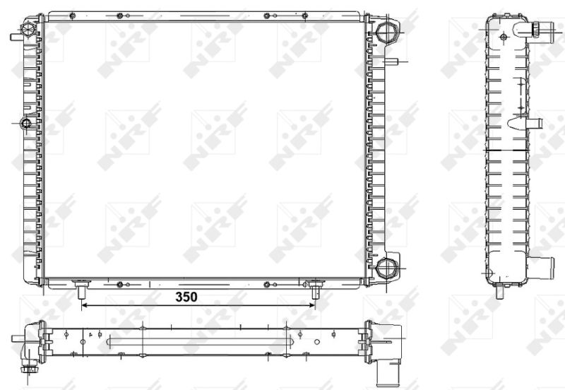 NRF 507351 Radiator, engine cooling