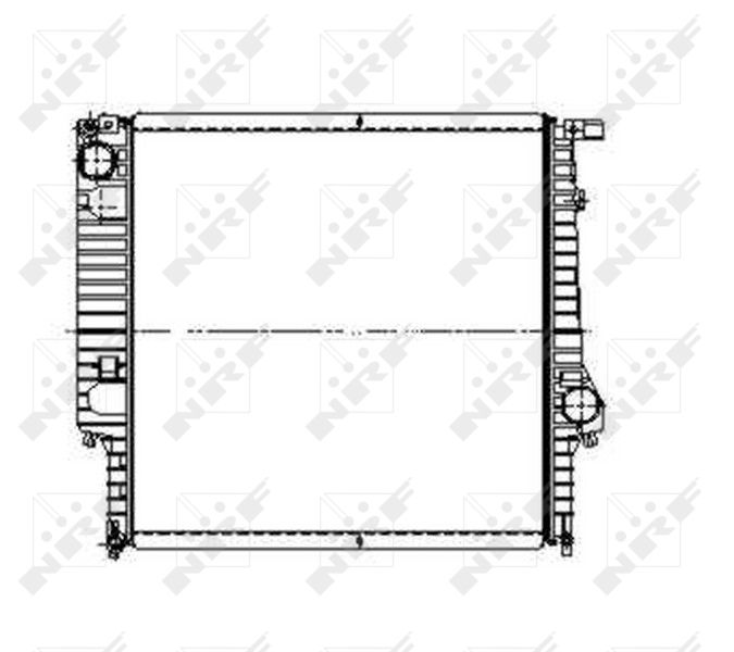 NRF 509626 Radiator, engine cooling