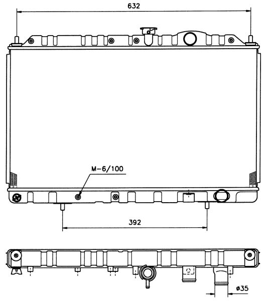 NRF 513485 Radiator, engine cooling