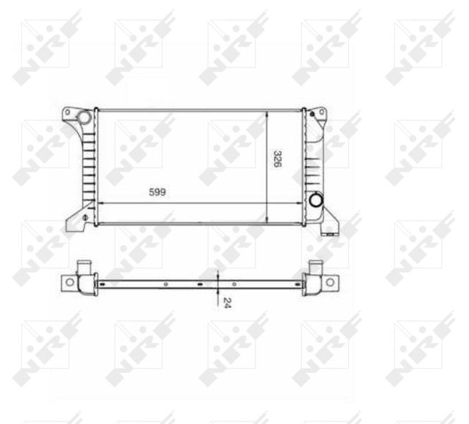 NRF 516212 Radiator, engine cooling