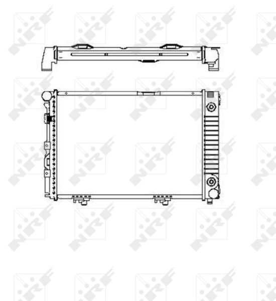NRF 516574 Radiator, engine cooling