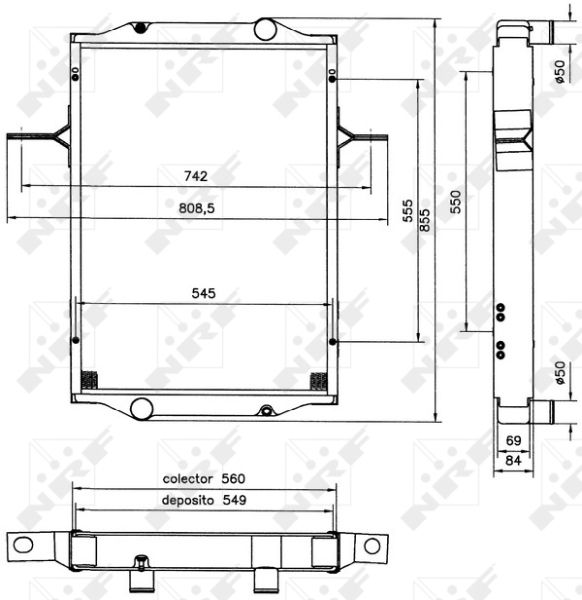 NRF 52083 Radiator, engine cooling