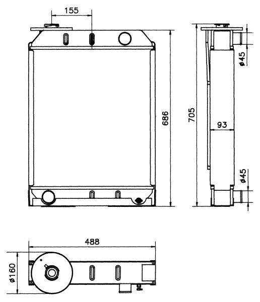 NRF 52188 Radiator, engine cooling