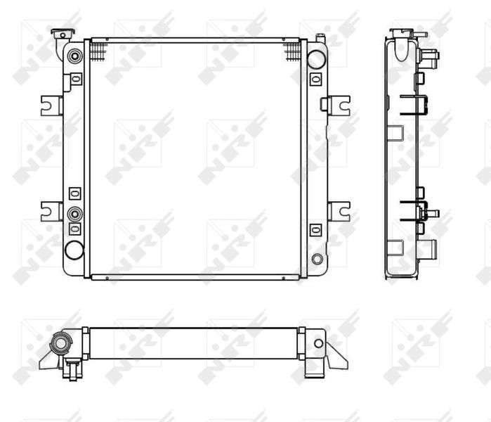 NRF 52242 Radiator, engine cooling