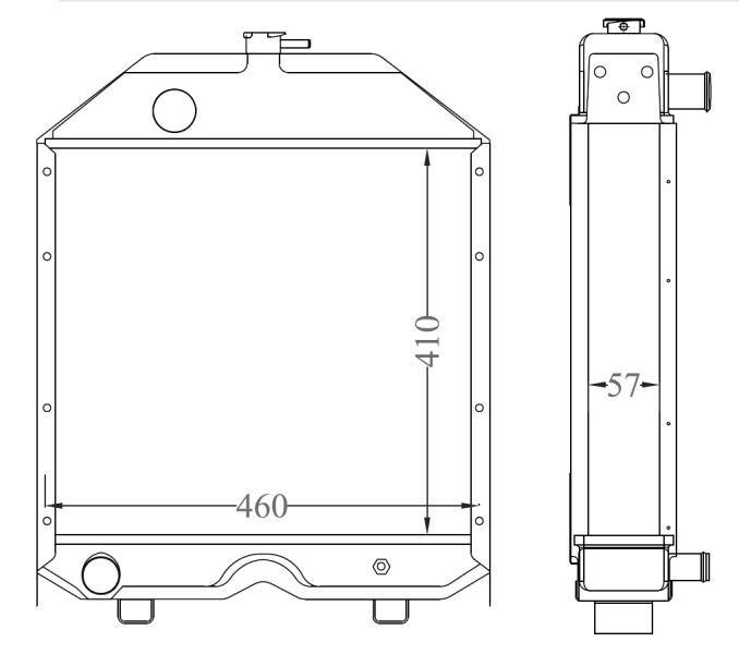 NRF 530003 Radiator, engine cooling