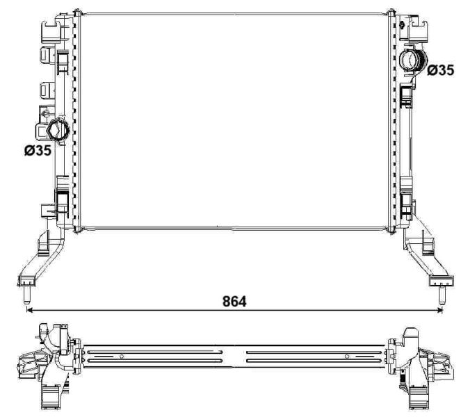 NRF 53027 Radiator, engine cooling