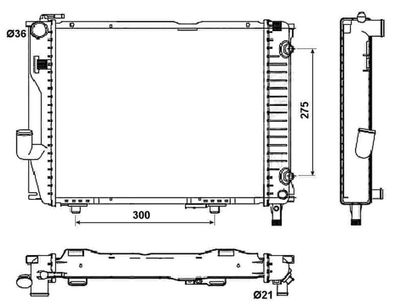 NRF 53030 Radiator, engine cooling