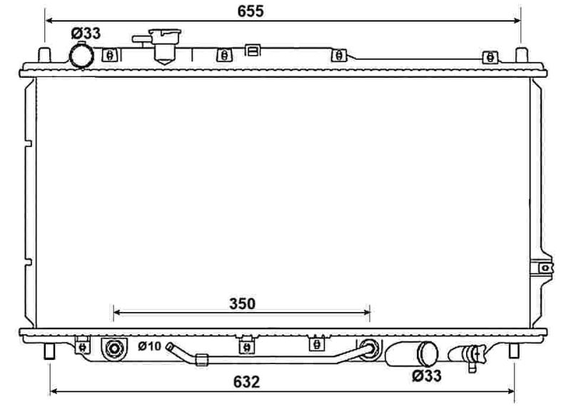 NRF 53033 Radiator, engine cooling