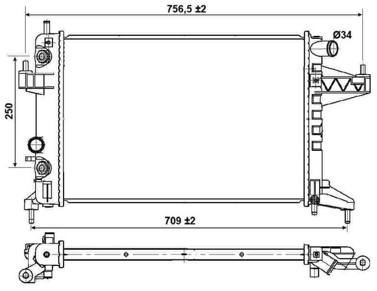 NRF 53035 Radiator, engine cooling