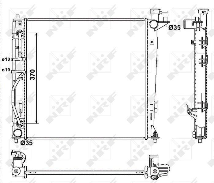 NRF 53053 Radiator, engine cooling