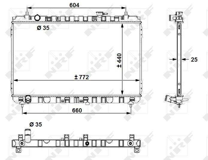 NRF 53056 Radiator, engine cooling
