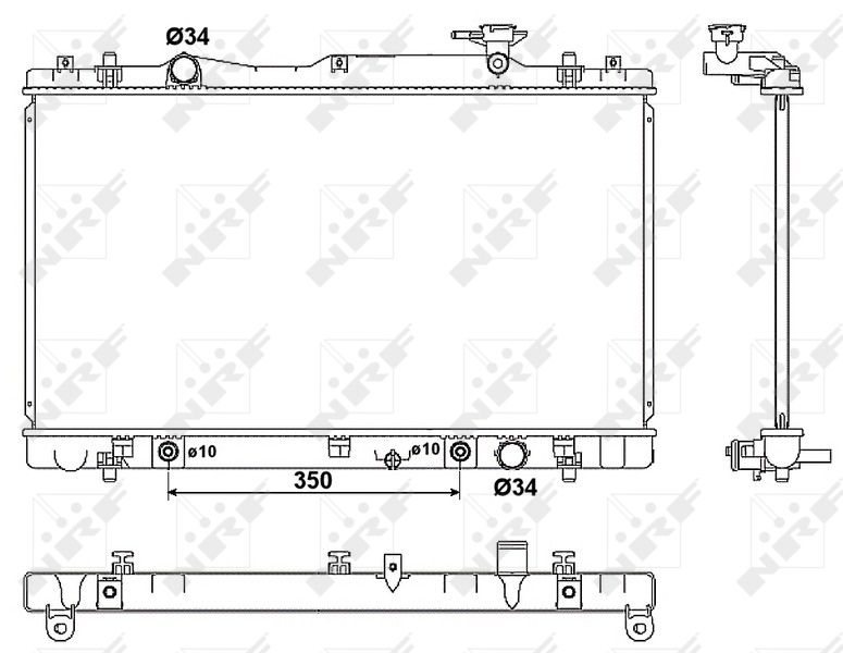 NRF 53063 Radiator, engine cooling