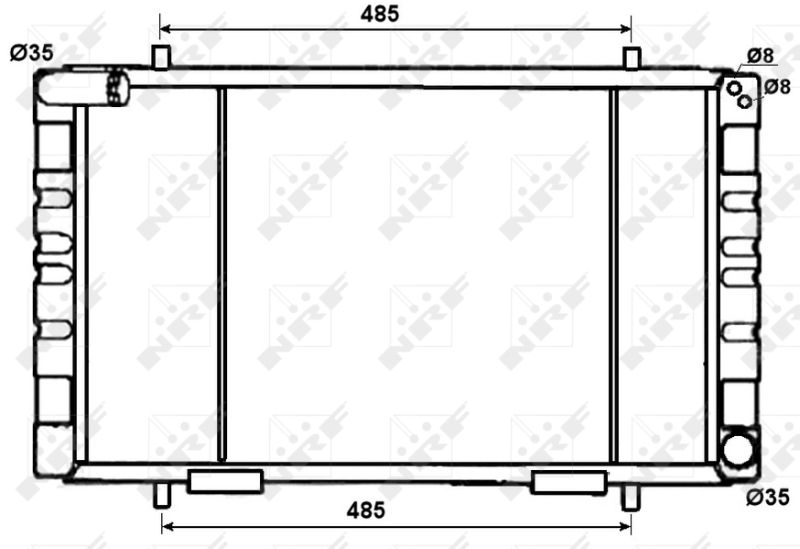 NRF 53070 Radiator, engine cooling