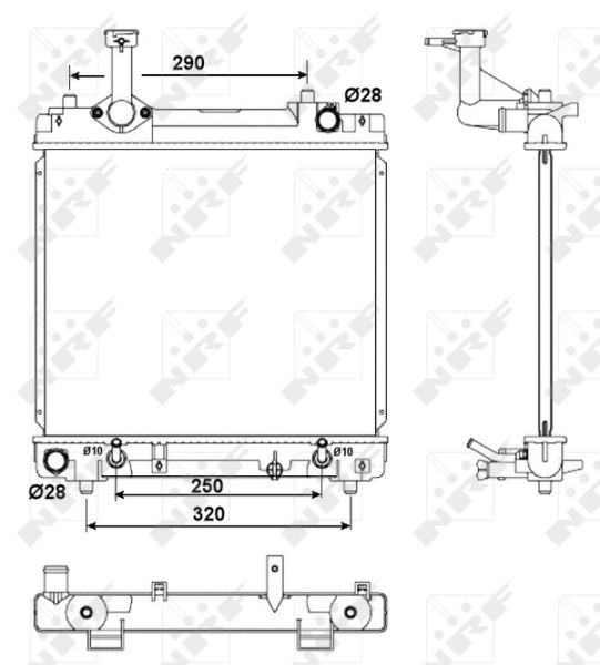 NRF 53079 Radiator, engine cooling