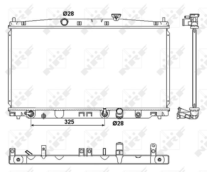 NRF 53094 Radiator, engine cooling