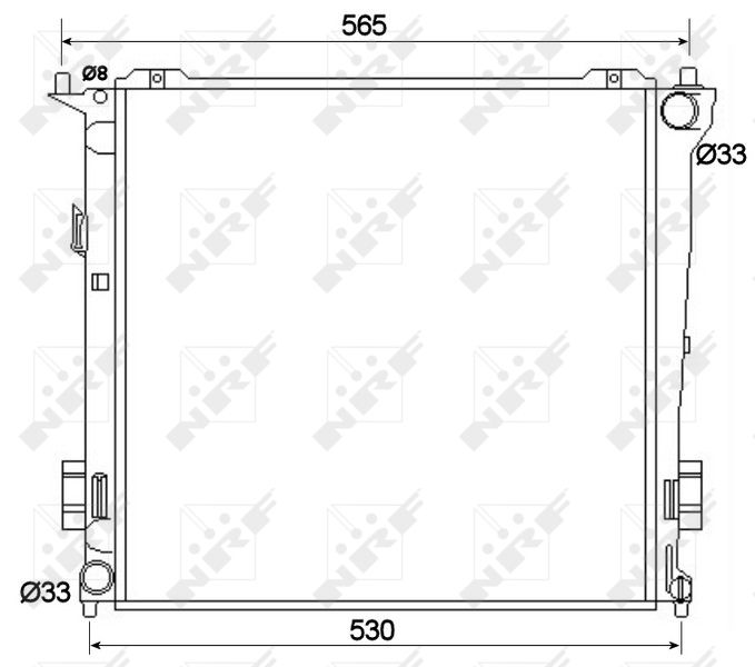 NRF 53109 Radiator, engine cooling