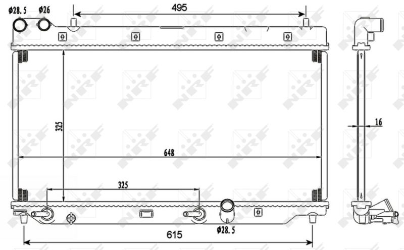 NRF 53110 Radiator, engine cooling