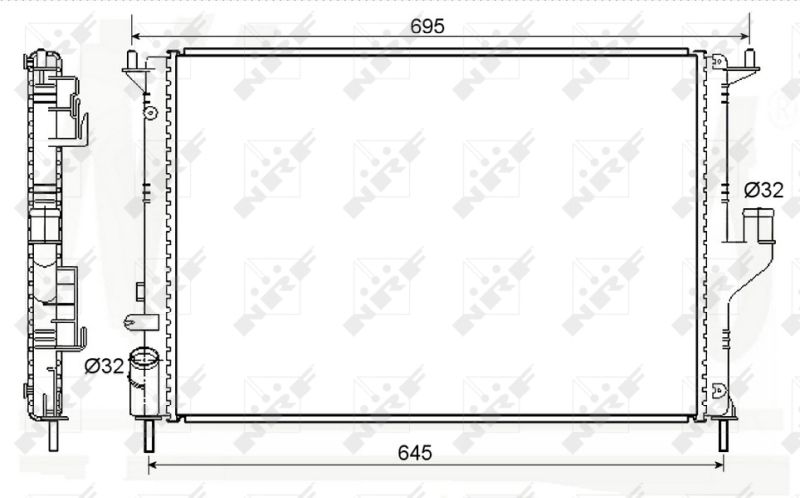 NRF 53118A Radiator, engine cooling