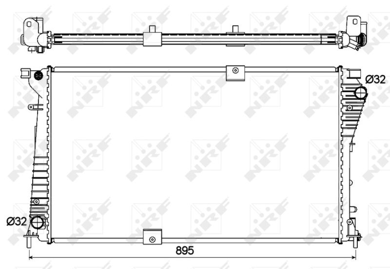 NRF 53123 Radiator, engine cooling