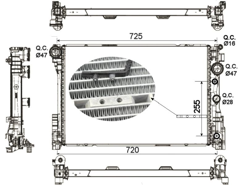NRF 53141 Radiator, engine cooling