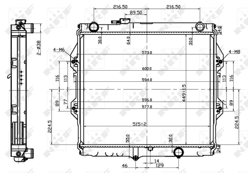 NRF 53151 Radiator, engine cooling