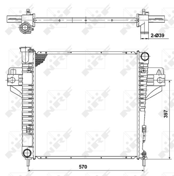 NRF 53182 Radiator, engine cooling
