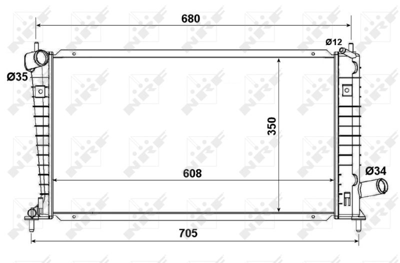 NRF 53189 Radiator, engine cooling