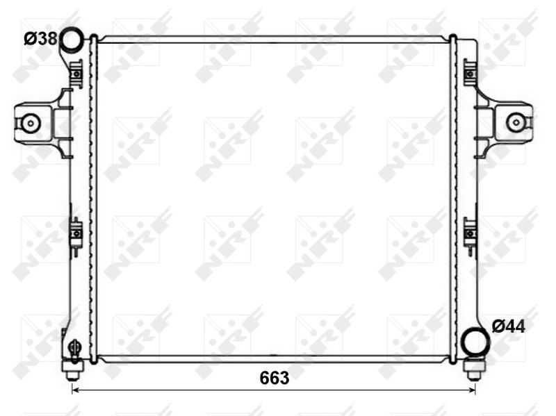NRF 53191 Radiator, engine cooling