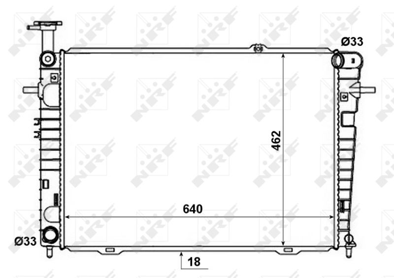 NRF 53192 Radiator, engine cooling
