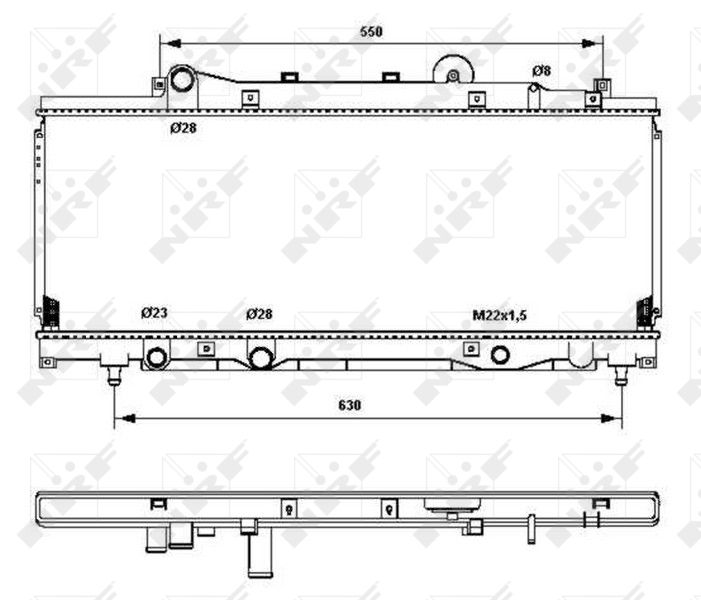 NRF 53202 Radiator, engine cooling