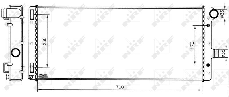 NRF 53228 Radiator, engine cooling