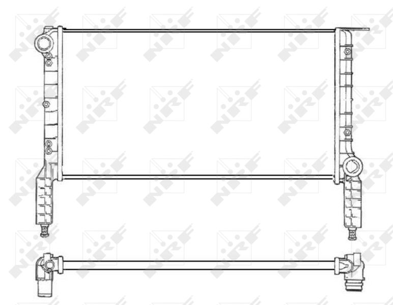 NRF 53232 Radiator, engine cooling
