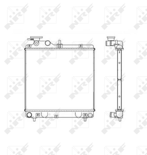 NRF 53257 Radiator, engine cooling