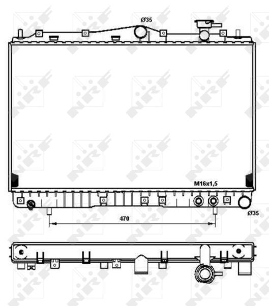 NRF 53259 Radiator, engine cooling