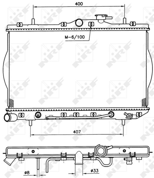 NRF 53261 Radiator, engine cooling