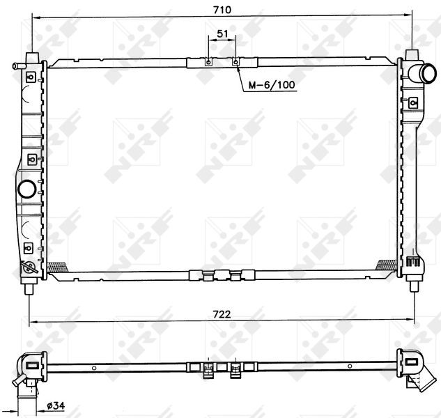 NRF 53263 Radiator, engine cooling