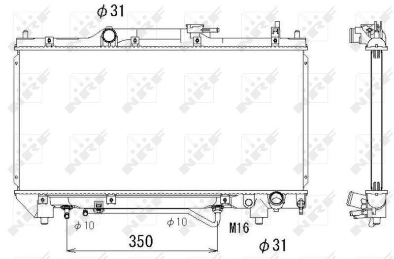 NRF 53264 Radiator, engine cooling