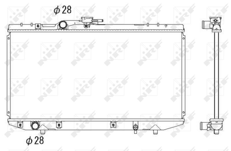 NRF 53269 Radiator, engine cooling